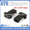 Factory Sell VGA TO RJ45 CAT5 CAT6 Adapter Lan cable Extender Connector